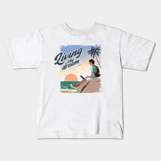 Living the dream Kids T-Shirt